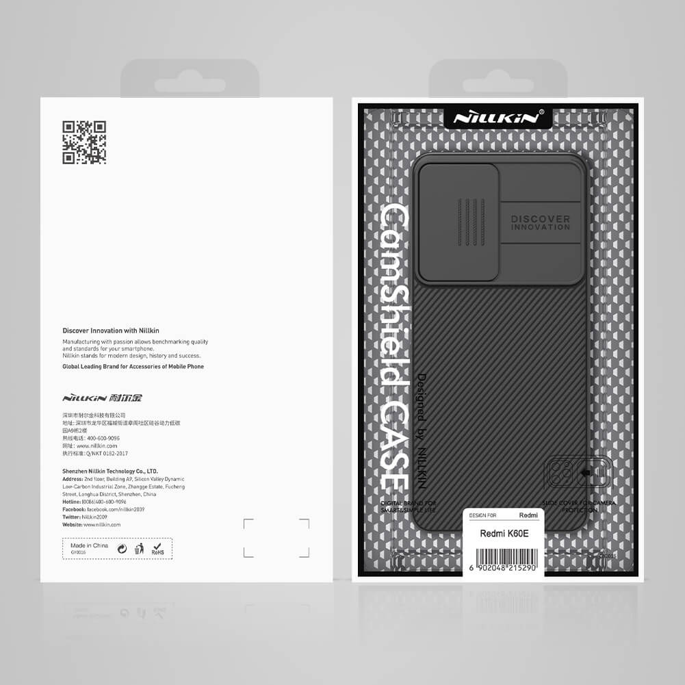 Чехол-крышка NILLKIN для Xiaomi Redmi K60E (серия CamShield case)